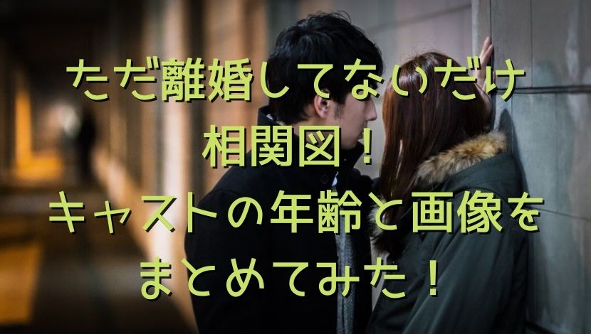 ただ離婚してないだけ相関図 キャストの年齢と画像をまとめてみた エンタメファン